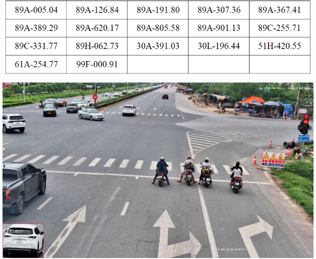 Công an Hưng Yên công bố danh sách hàng loạt biển số xe ô tô bị phạt nguội, nhiều biển xe Hà Nội “ăn phạt” - Ảnh 1.