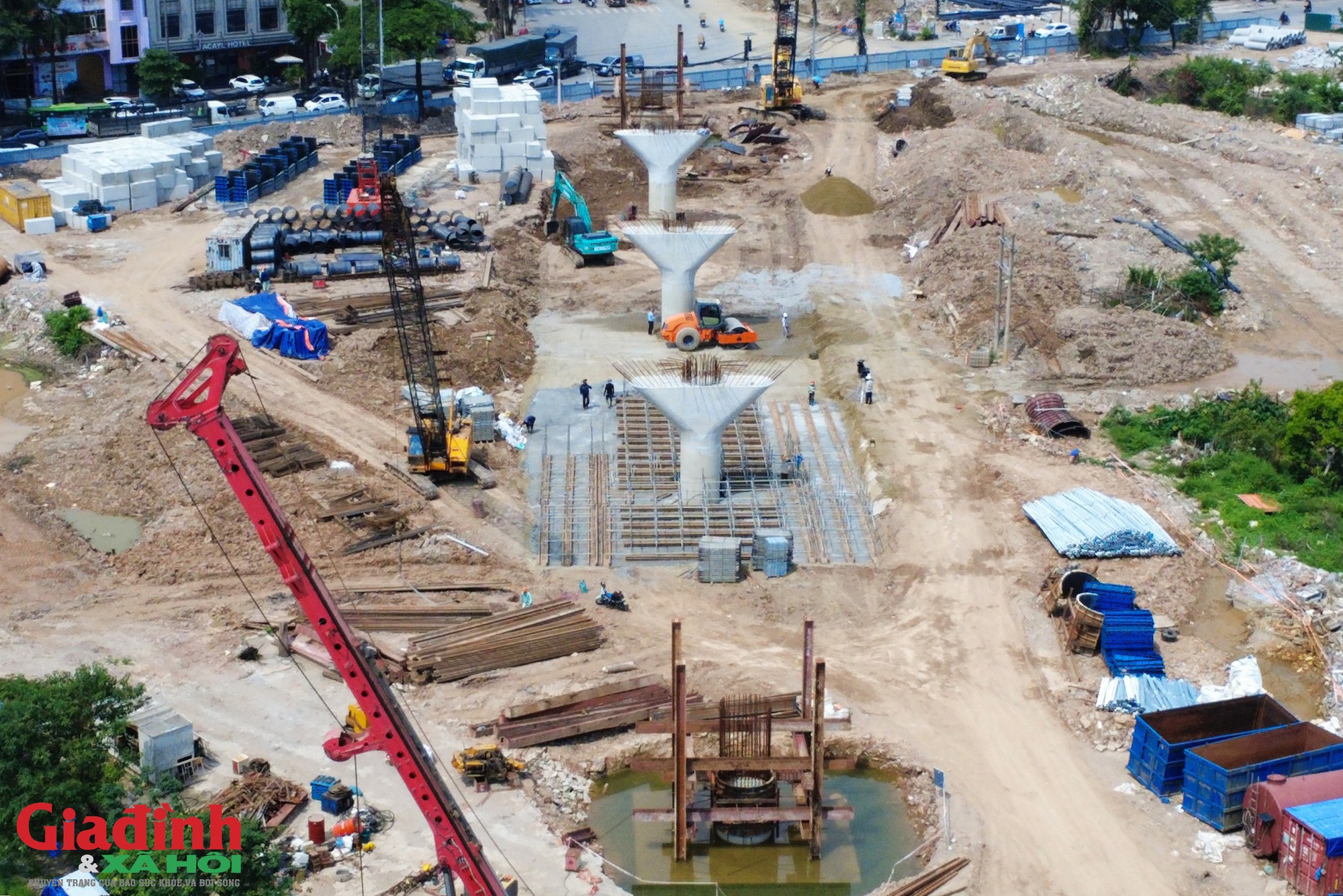 H&agrave; Nội: Sau gần 10 năm 'đắp chiếu', n&uacute;t giao Phạm Tu - Đường 70 tăng tốc chạy đua về đ&iacute;ch - Ảnh 3.