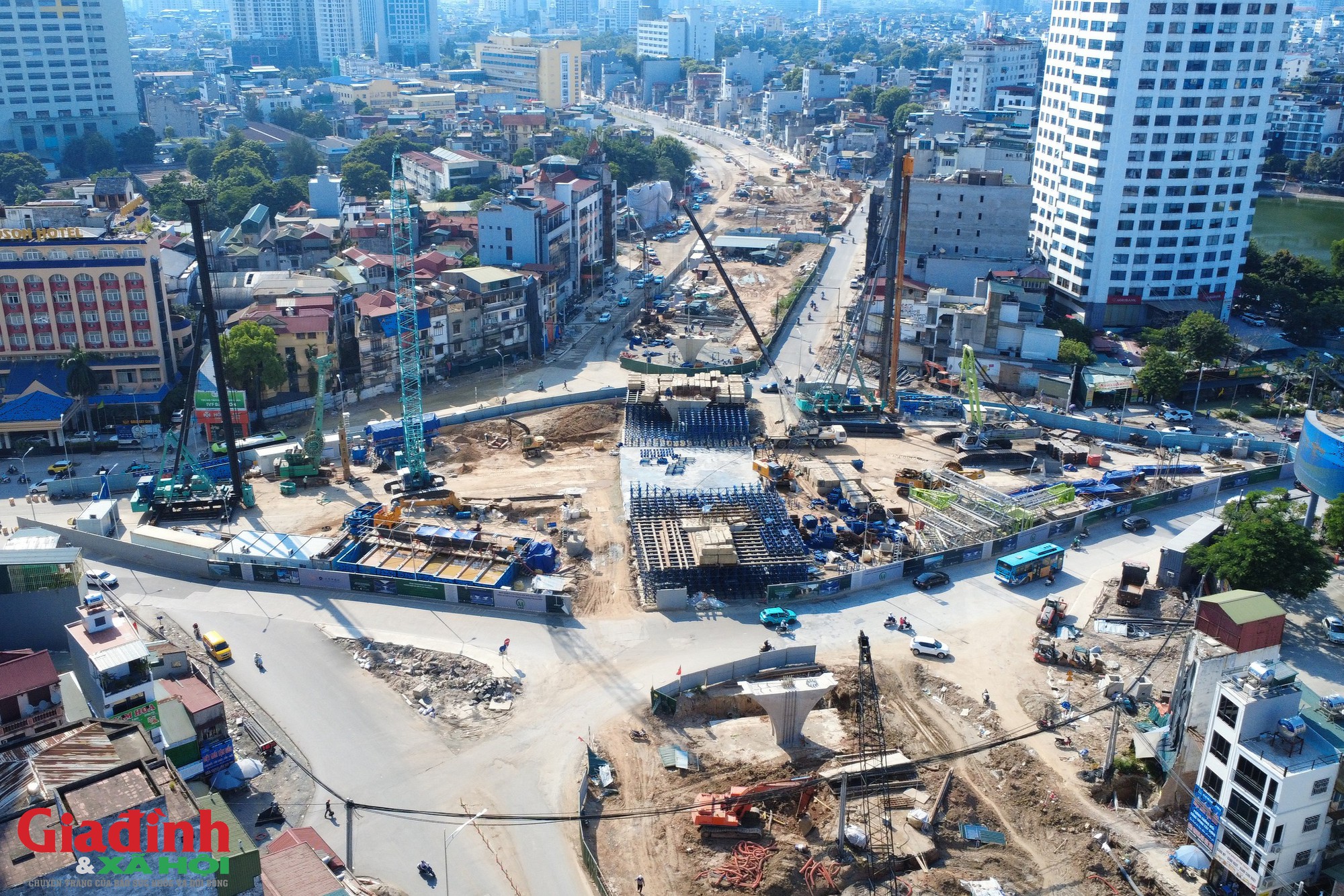 Hà Nội tăng tốc thi công Vành đai 1 Hoàng cầu - Voi Phục trước hạn 2 / 9 - Ảnh 7.