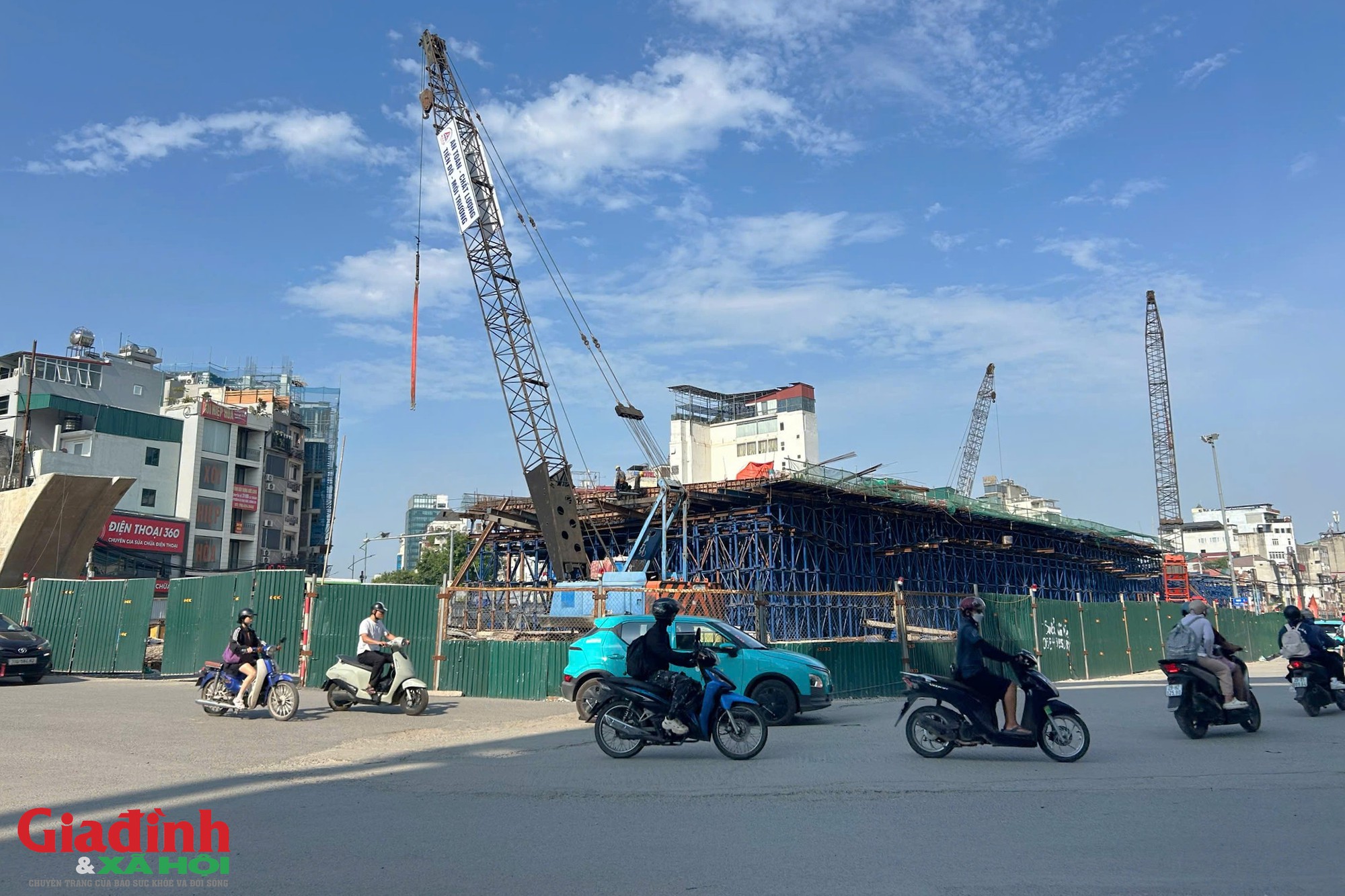 Hà Nội tăng tốc thi công Vành đai 1 Hoàng cầu - Voi Phục trước hạn 2 / 9 - Ảnh 12.