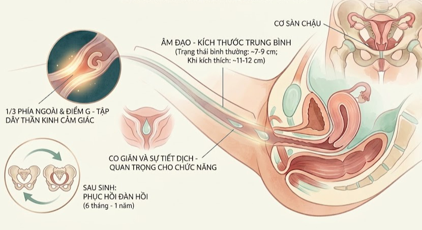 K&iacute;ch thước &acirc;m đạo thế n&agrave;o l&agrave; b&igrave;nh thường, chiều s&acirc;u c&oacute; ảnh hưởng đến chức năng t&igrave;nh dục kh&ocirc;ng?- Ảnh 1.