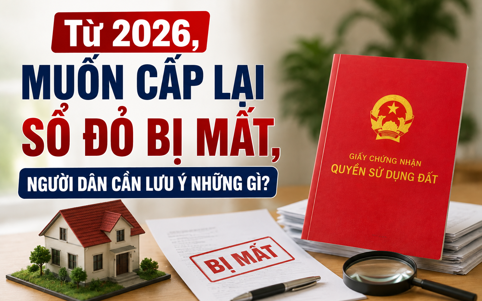 Năm 2026: Hướng dẫn l&agrave;m hồ sơ cấp sổ đỏ lần đầu tại UBND x&atilde; theo quy định mới nhất - Ảnh 4.
