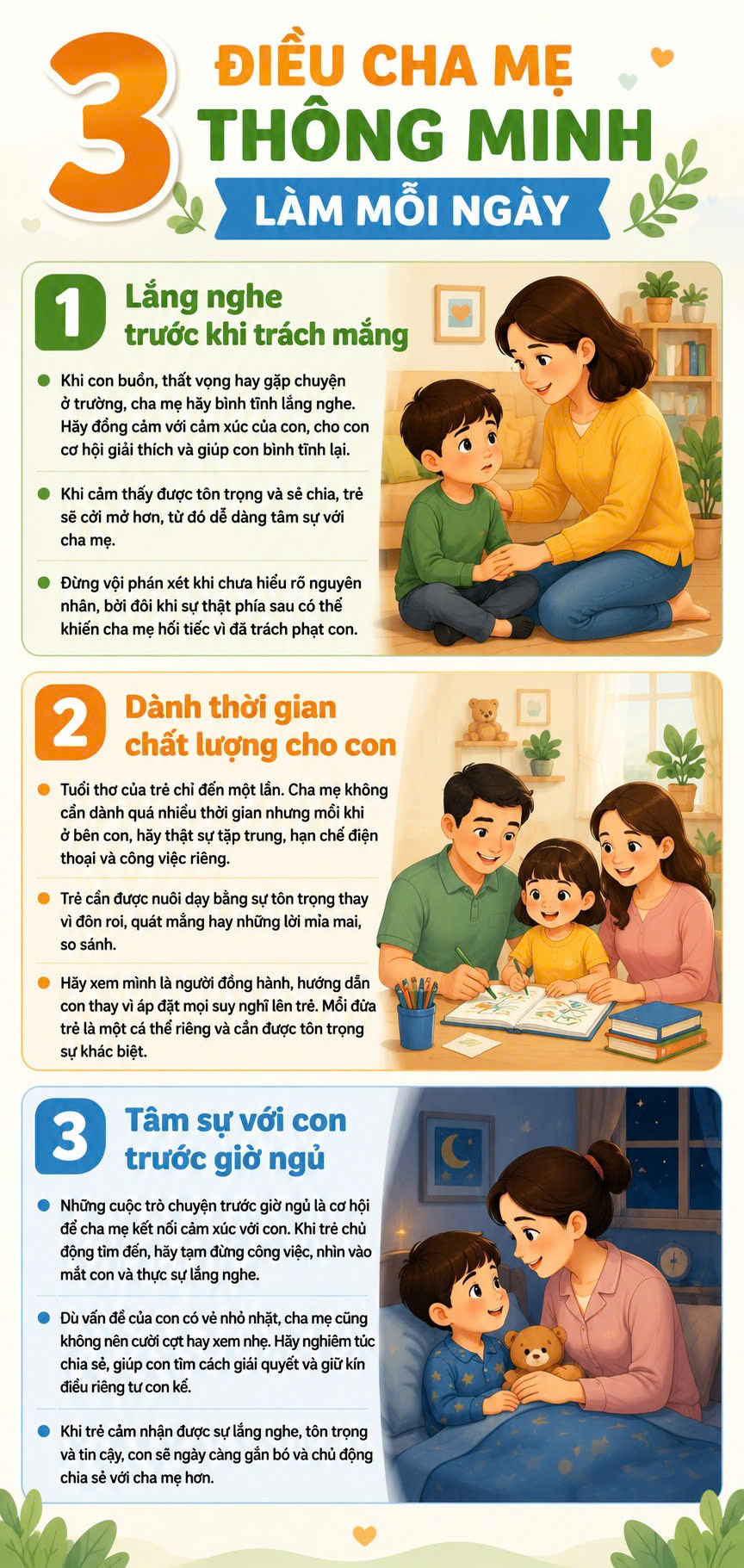 3 điều cha mẹ thông minh làm mỗi ngày để con lớn lên hạnh phúc - Ảnh 1.