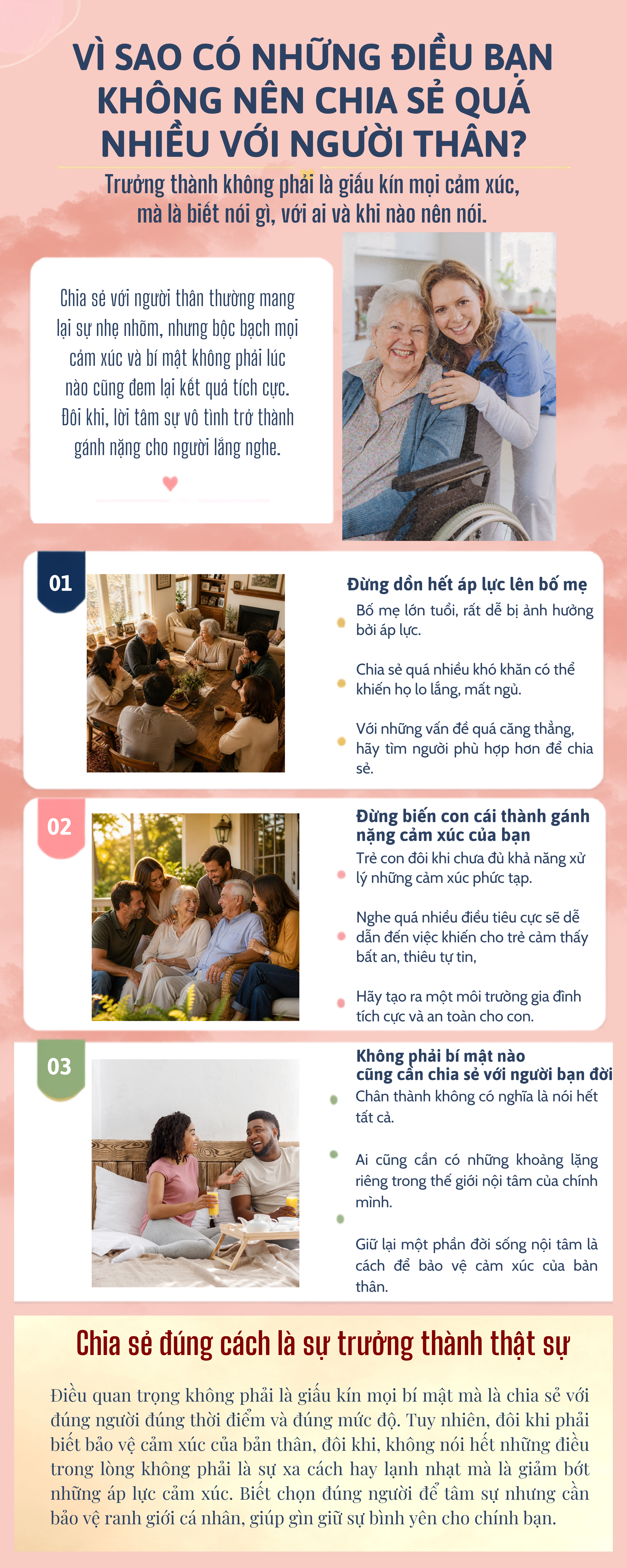 Không phải chuyện gì cũng nên kể với người thân: 3 điều càng giữ đúng chừng mực càng giúp bạn bình yên - Ảnh 1.