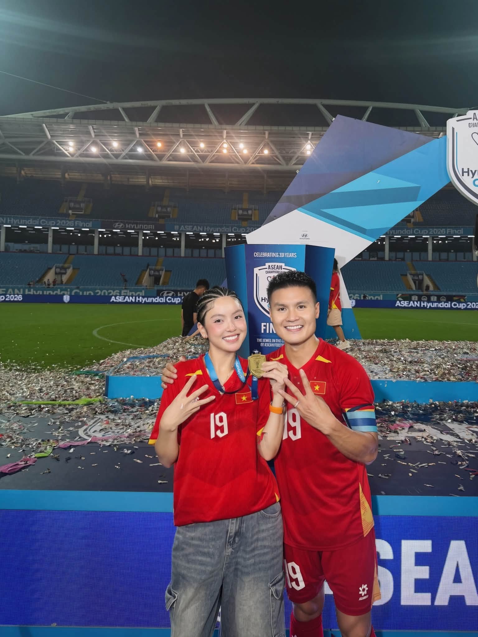 Diện mạo trái ngược của Doãn Hải My và Chu Thanh Huyền tại Asean Cup 2026 - Ảnh 6.