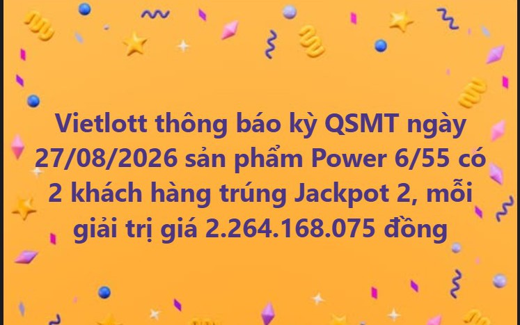 Kết quả xổ số (KQXS) h&ocirc;m nay thứ Bảy ng&agrave;y 29/8/2026 - Ảnh 2.