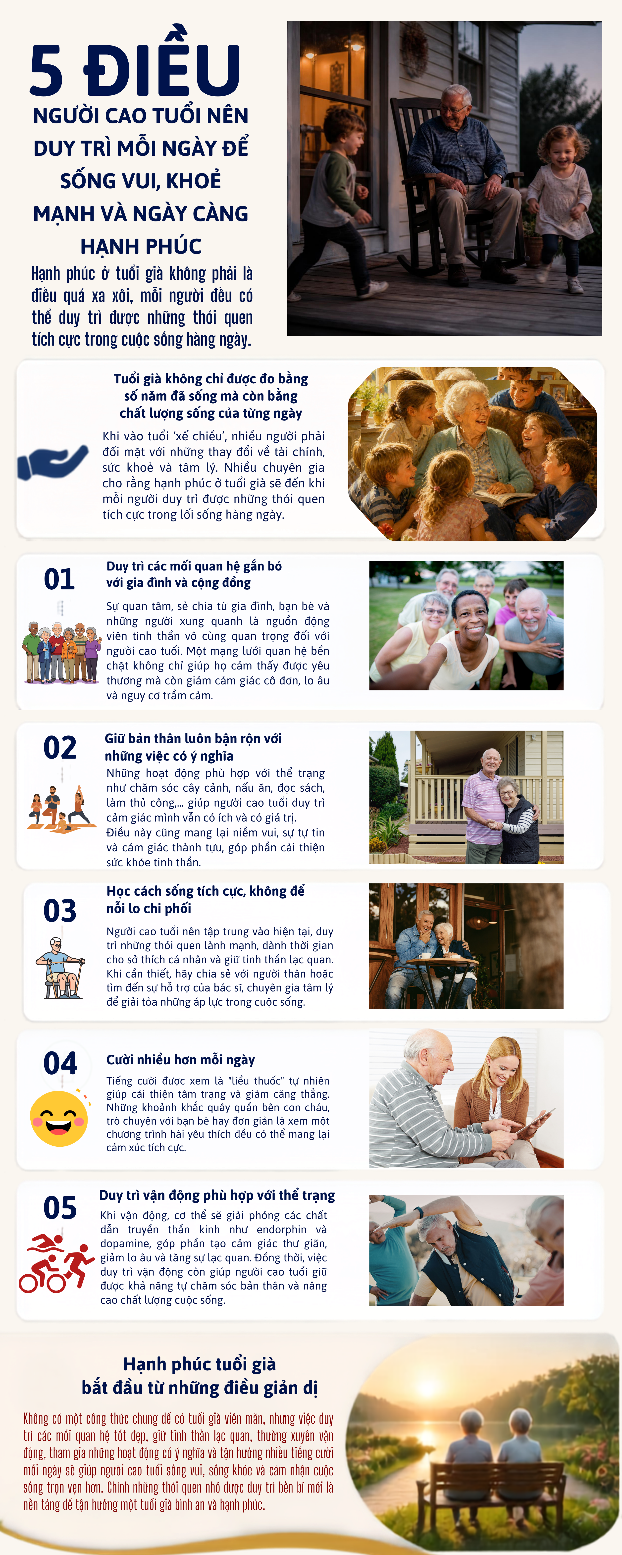 5 thói quen giúp người cao tuổi sống vui, khỏe và hạnh phúc mỗi ngày - Ảnh 1.