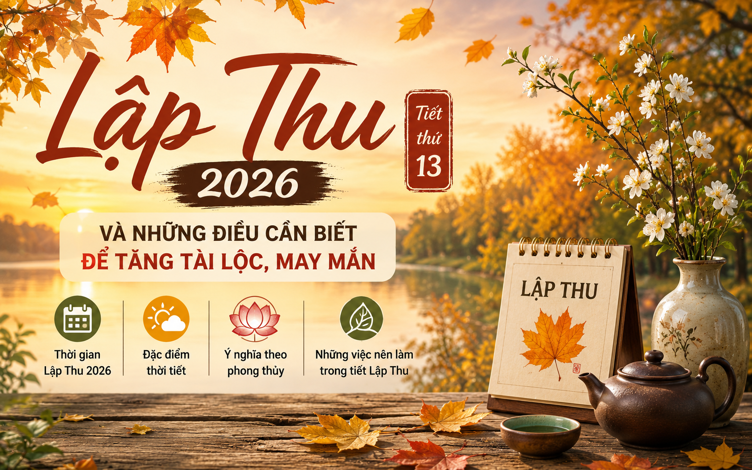 Kích hoạt năng lượng Lập Thu 2026 để phát lộc và may mắn cho nửa cuối năm - Ảnh 2.