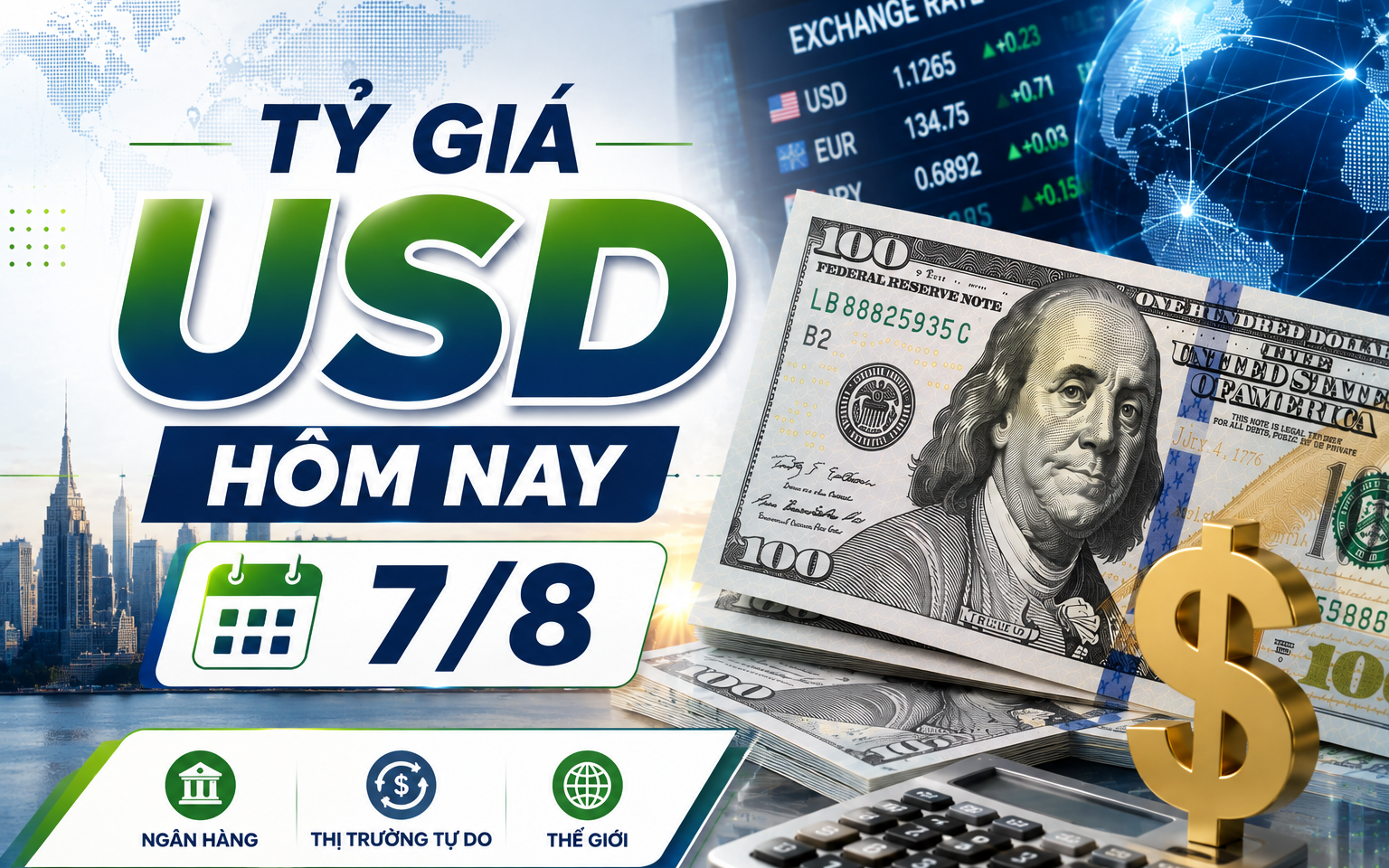 Tỷ giá USD hôm nay 8/8: Đồng Đô la Mỹ khối ngân hàng và 'chợ đen' đồng loạt giảm - Ảnh 4.
