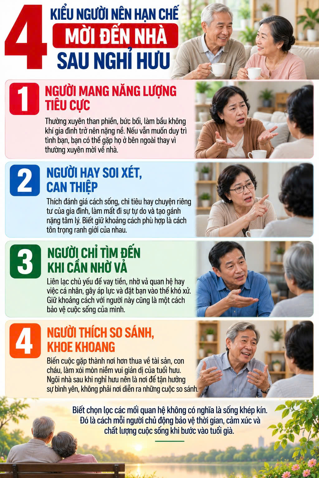 Muốn nghỉ hưu b&igrave;nh y&ecirc;n h&atilde;y tr&aacute;nh mời đến nh&agrave; 4 kiểu người - Ảnh 1.