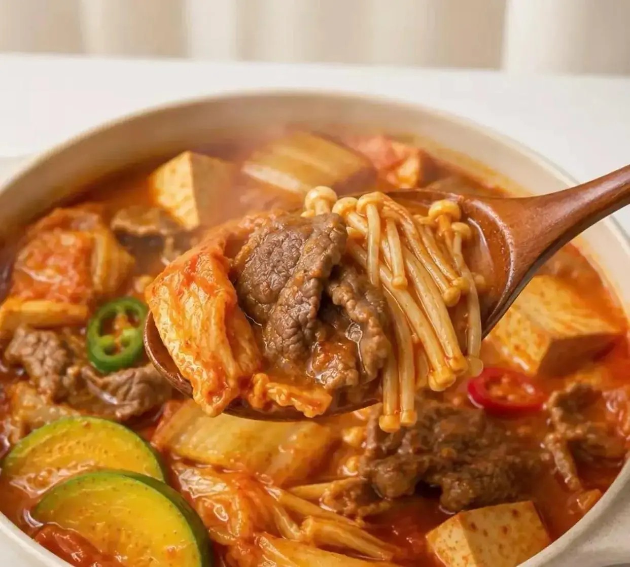 Cả nh&agrave; t&ocirc;i đều "m&ecirc; mẩn" m&oacute;n canh n&agrave;y, đến nỗi h&uacute;p sạch kh&ocirc;ng c&ograve;n một giọt nước- Ảnh 1.