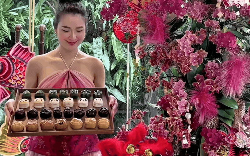 Ngọc Loan tự tay làm bánh Trung thu Lava hấp dẫn cho trẻ em năm 2026 - Ảnh 1.