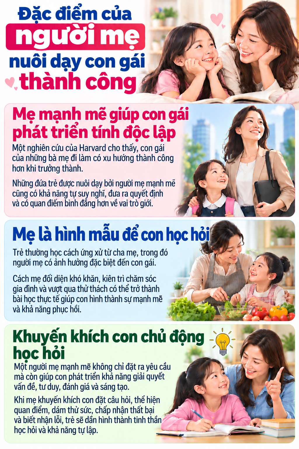 3 kiểu người mẹ dễ nu&ocirc;i dạy con g&aacute;i th&agrave;nh người tự tin, độc lập - Ảnh 1.