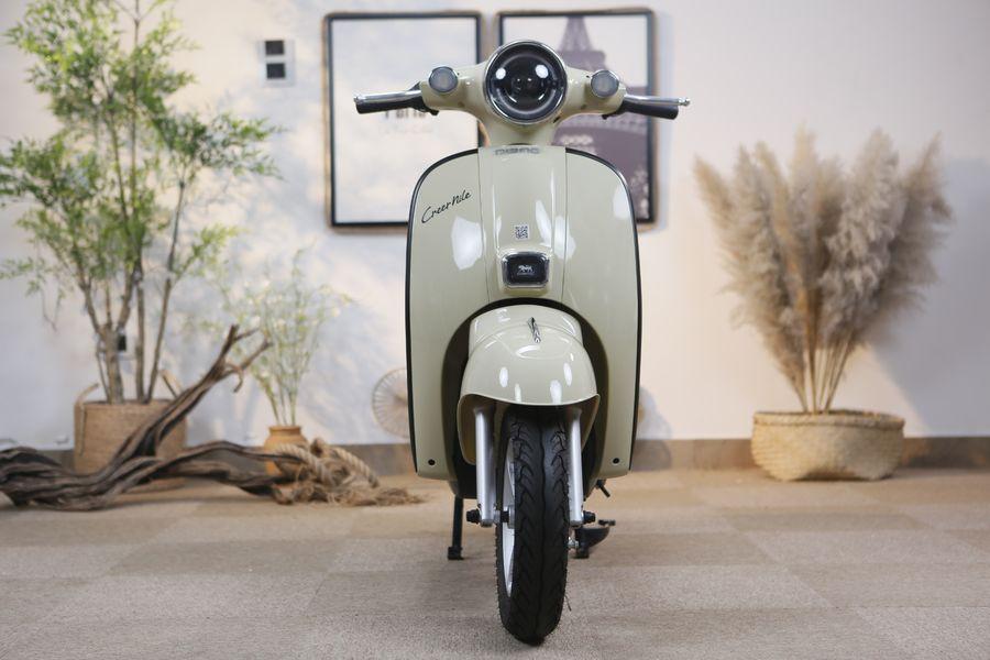 Xe máy điện giá 15 triệu đồng: Thiết kế retro và hiệu suất 70km mỗi lần sạc - Ảnh 7.