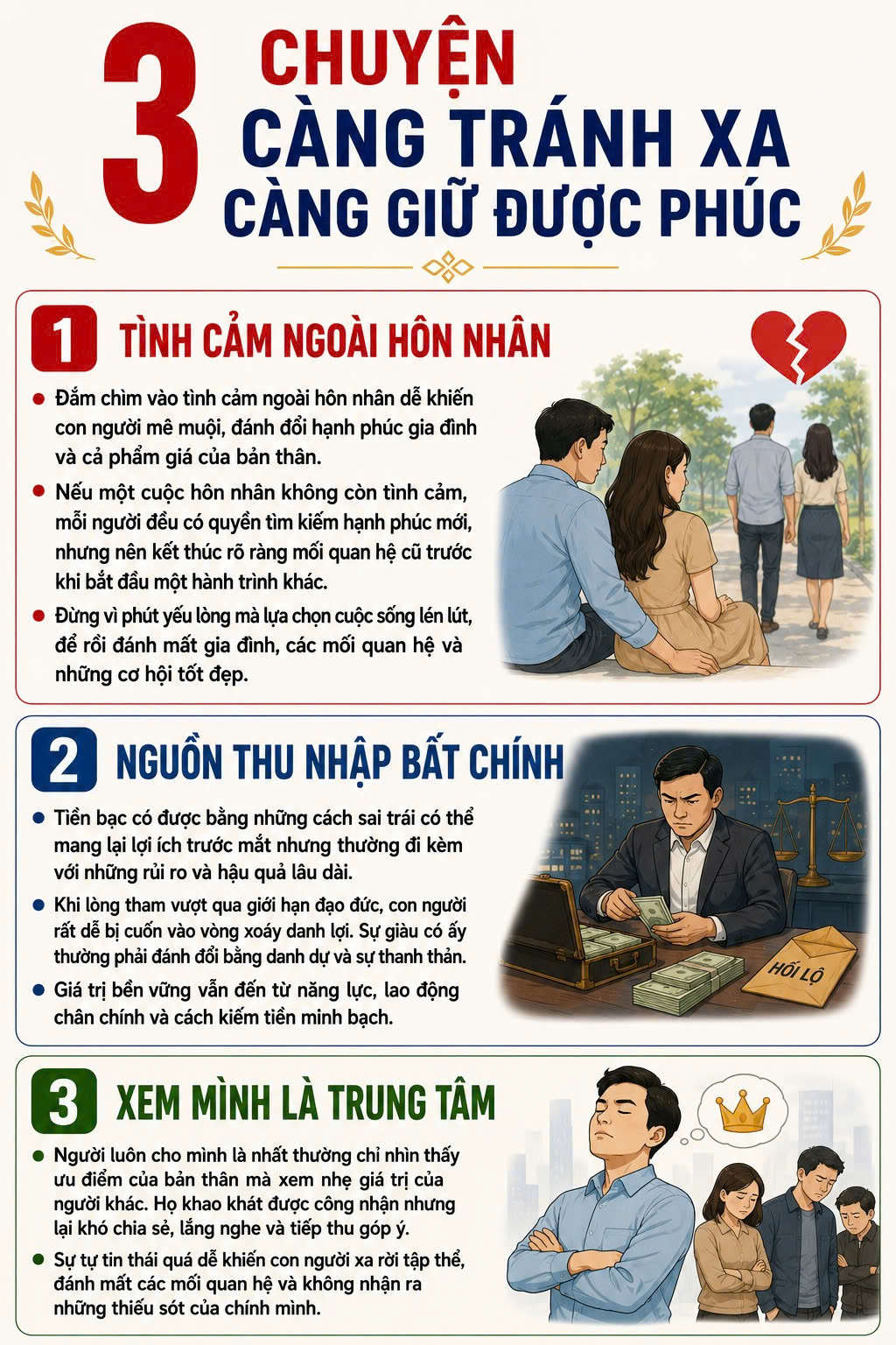 3 điều dễ khiến một người mất phúc vận, càng sớm tránh xa càng tốt - Ảnh 1.
