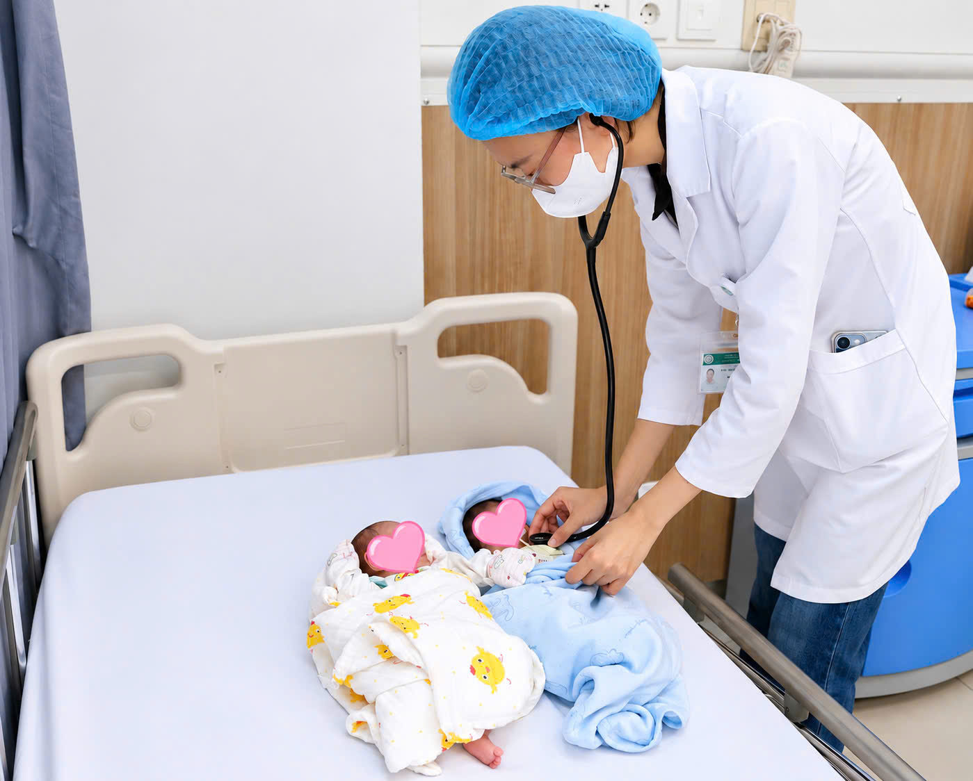 Hành trình chăm sóc đặc biệt cho cặp song sinh chào đời ở tuần 29, một bé chỉ nặng 800g - Ảnh 1.