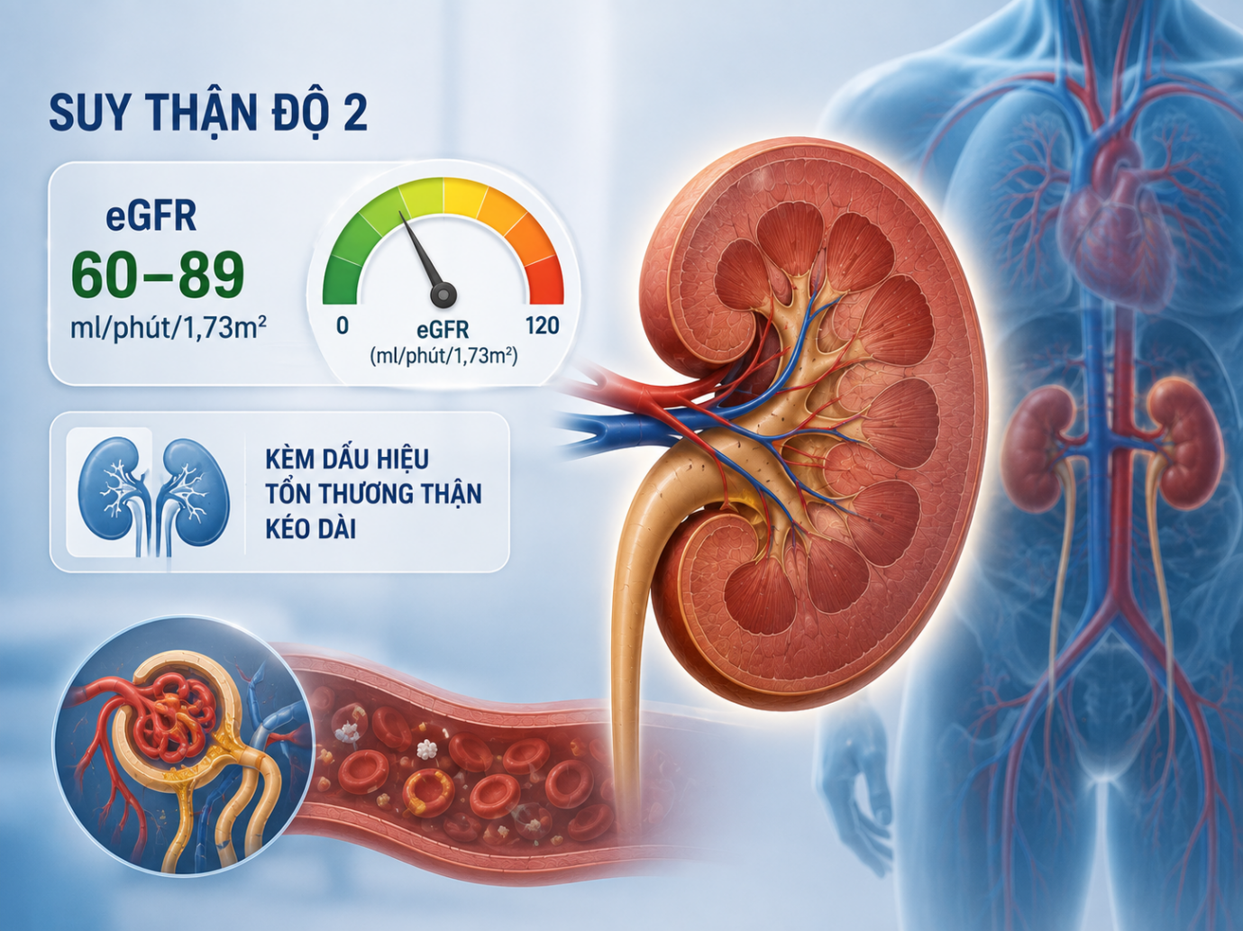 Phát hiện suy thận độ 2, cần làm gì để bảo vệ thận? - Ảnh 1.