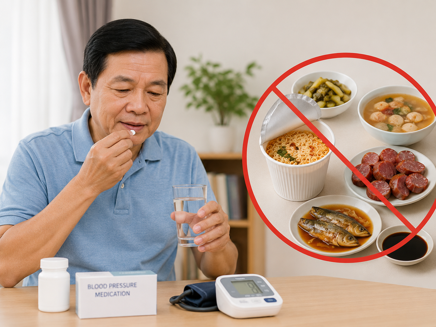 5 nh&oacute;m thực phẩm người đang d&ugrave;ng thuốc trị tăng huyết &aacute;p n&ecirc;n hạn chế - Ảnh 1.