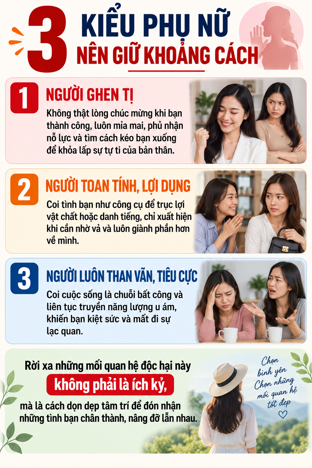 3 kiểu phụ nữ 'b&ecirc;n ngo&agrave;i l&agrave; bạn, b&ecirc;n trong l&agrave; độc': C&agrave;ng sớm dọn dẹp c&agrave;ng b&igrave;nh y&ecirc;n - Ảnh 1.