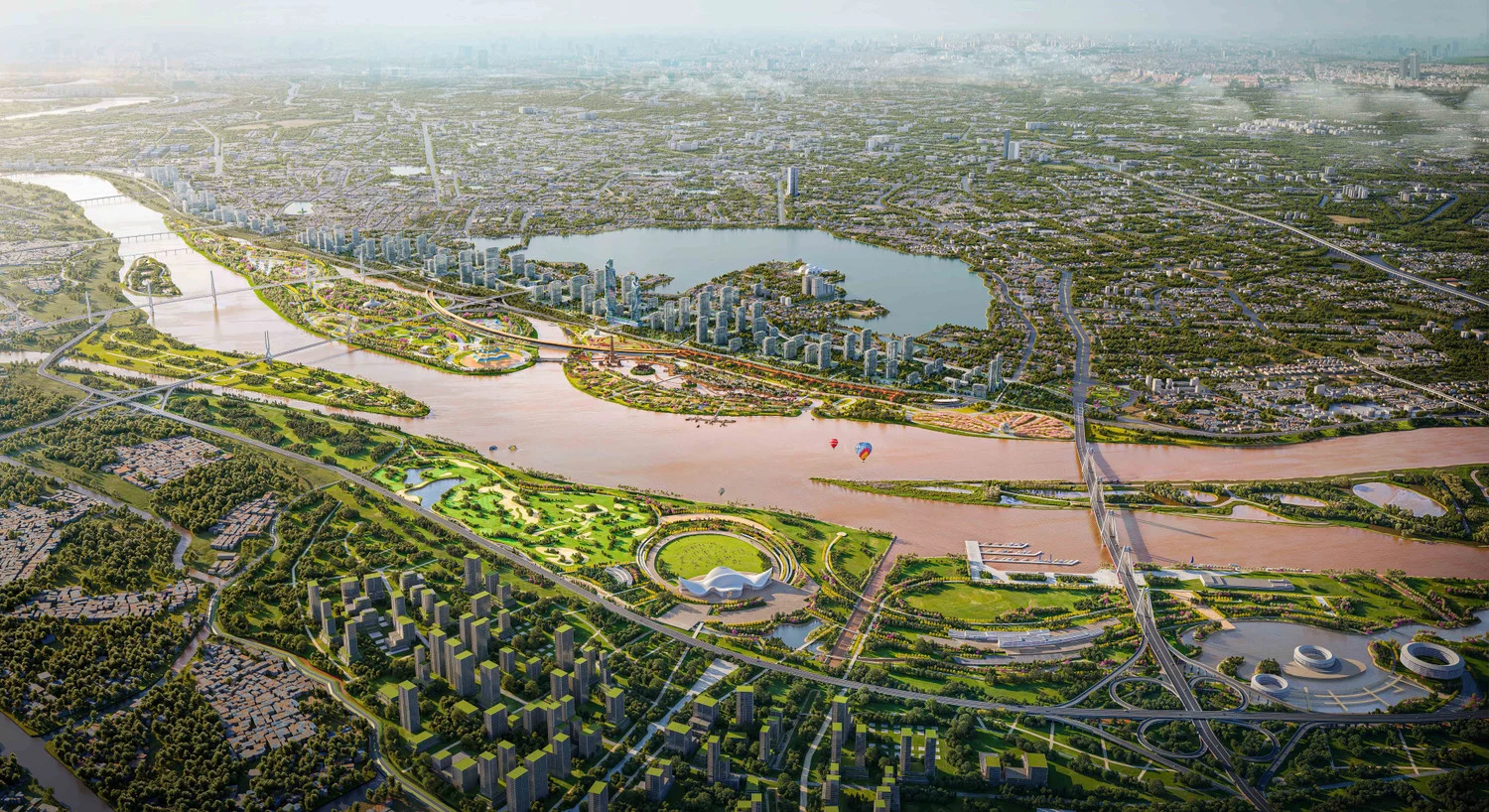 Lấy &yacute; kiến nh&acirc;n d&acirc;n về quy hoạch s&ocirc;ng Hồng: Bước tiến quan trọng của H&agrave; Nội 2026 - Ảnh 1.
