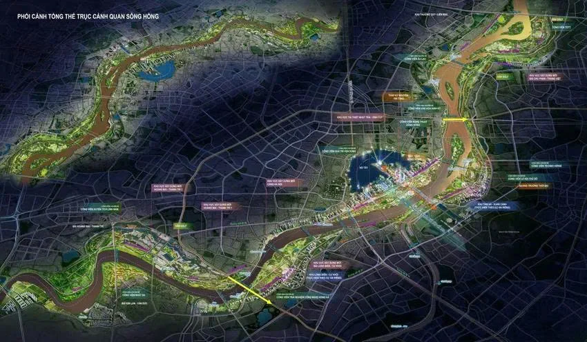 Lấy &yacute; kiến nh&acirc;n d&acirc;n về quy hoạch s&ocirc;ng Hồng: Bước tiến quan trọng của H&agrave; Nội 2026 - Ảnh 2.