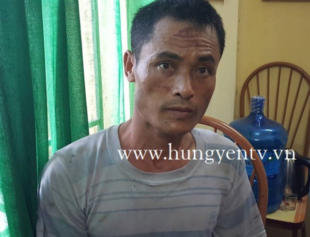 Đối tượng Tươi bị Cơ quan CSĐT bắt giữ sau một ngày lẩn trốn. Ảnh: T.Hải