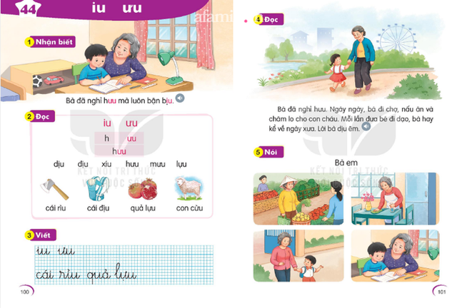 Bài tập đọc hiếm hoi trong sách tiếng Việt lớp 1 khiến phụ huynh phải khen nức nở - Ảnh 4.