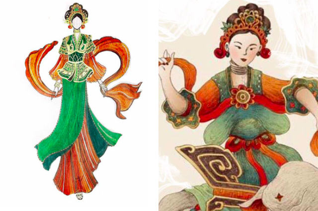 Lộ thiết kế “Dances of the World” của Đỗ Hà: Gây tò mò với hình ảnh nữ tướng Bà Triệu  - Ảnh 3.