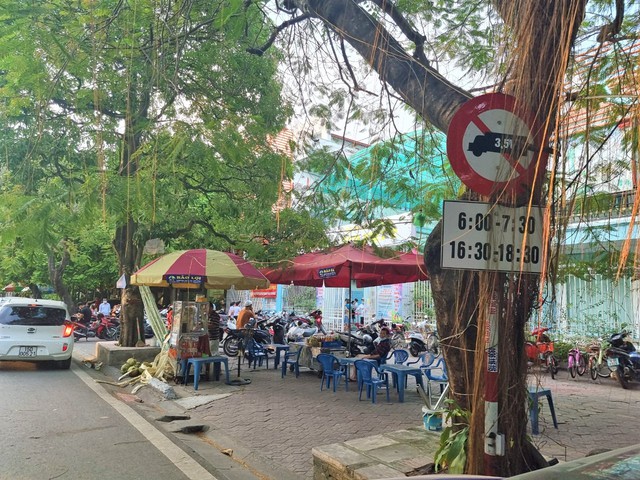 Hàng quán hàng bủa vây trường học ở Cát Bi, Hải Phòng - Ảnh 7.