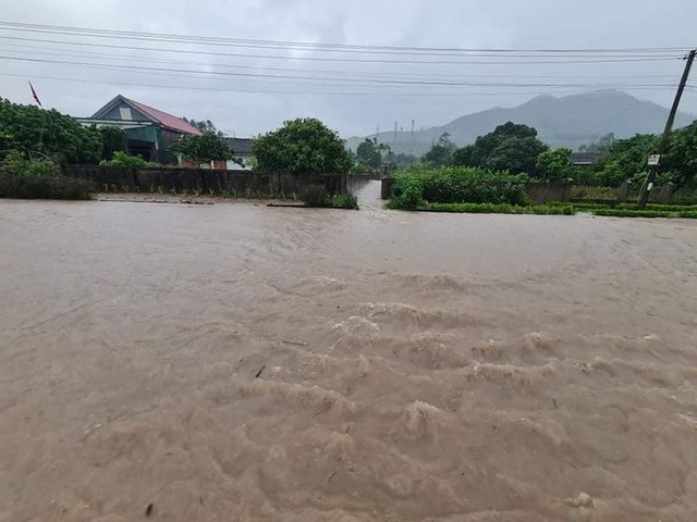 Mưa lớn, đường Quốc lộ 1A qua Hà Tĩnh bị ngập sâu - Ảnh 6.