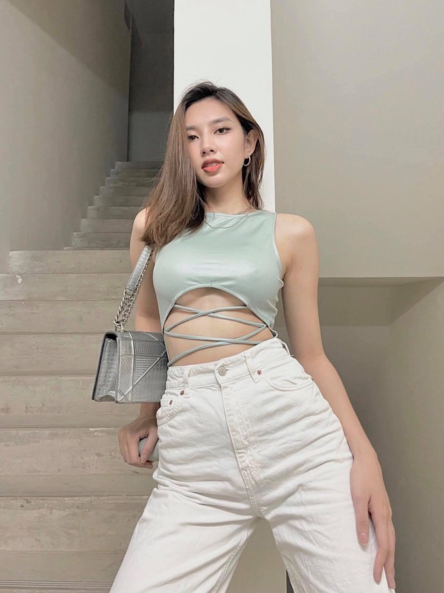 Lộ trang phục giúp Thùy Tiên khoe vẻ “nóng bỏng” tại Miss Grand International 2021 - Ảnh 6.