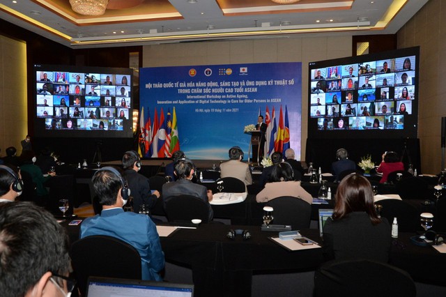 Hội thảo Quốc tế Già hoá Năng động, Sáng tạo và Ứng dụng Kỹ thuật số trong Chăm sóc Người cao tuổi ASEAN - Ảnh 1.