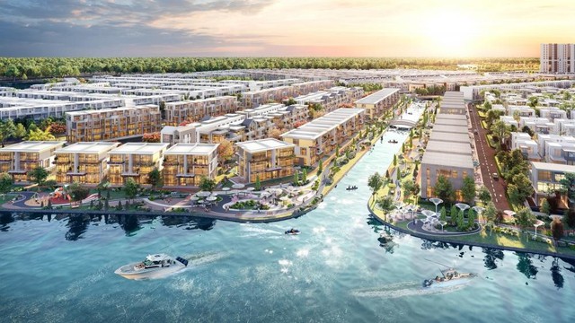 Không gian sống xanh tại biệt thự đảo Phượng Hoàng – Aqua City - Ảnh 1.