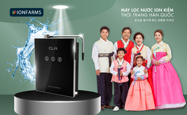 Cơn sốt máy lọc nước ion kiềm thời trang Ionfarms đã đến Việt Nam - Ảnh 1.