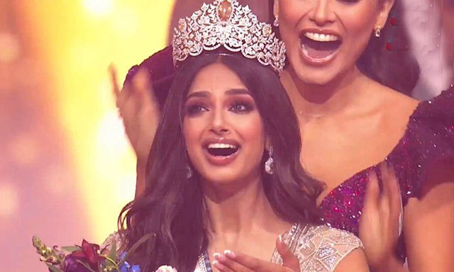 Người đẹp Ấn Độ đăng qua Hoa hậu Hoàn vũ thế giới, Kim Duyên dừng sớm gây tiếc nuối - Ảnh 2.