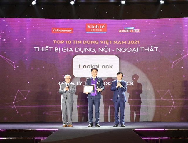 Locknlock vinh danh Top 10 nhóm ngành Sản phẩm – dịch vụ tin dùng 2021 - Ảnh 1.