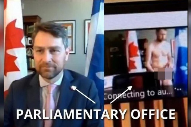 Nghị sĩ Canada lộ hình ảnh khỏa thân đi lại giữa phiên họp trực tuyến - Ảnh 2.