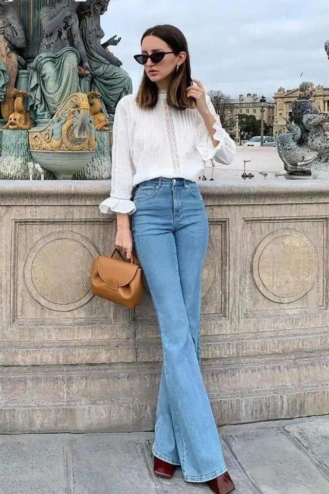 Kiểu quần jeans hack dáng cực đỉnh, vừa dài chân vừa tôn vòng 3 đỉnh của chóp đó các chị em - Ảnh 8.