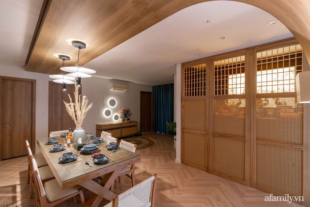 Căn hộ 180m² đẹp tinh tế và sang trọng với tông màu gỗ kết hợp sắc trắng hiện đại  - Ảnh 14.