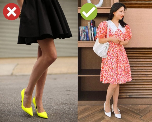 4 kiểu giày dép cứ mix với váy là hỏng cả set đồ, vóc dáng bị dìm cực thảm - Ảnh 4.