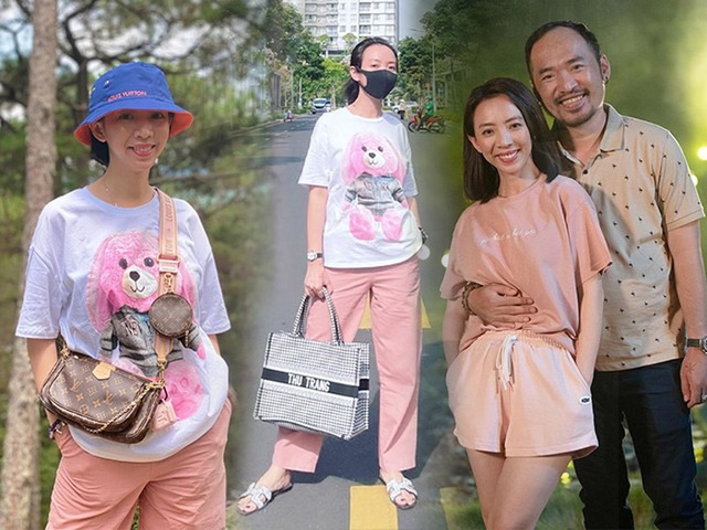 Xách túi nghìn đô ra phố, Thu Trang vẫn ăn mặc giản dị bất ngờ, không quên item hack tuổi - Ảnh 1.