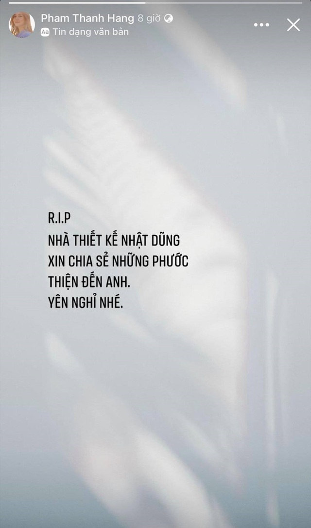 NTK Nhật Dũng qua đời vì bệnh hiếm: Thúy Ngân nói một câu đau lòng nhưng đúng hiện trạng chúng ta đang trải qua - Ảnh 9.