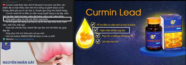 Curmin Lead của NAFACO: Vi phạm điều cấm trong quảng cáo TPCN, đổ lỗi cho cơ quan chức năng - Ảnh 1. Curmin Lead của NAFACO: Vi phạm điều cấm trong quảng cáo TPCN, đổ lỗi cho cơ quan chức năng - Ảnh 1.