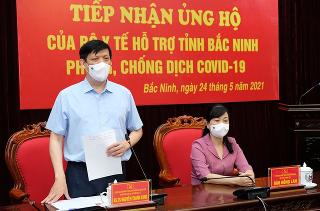 Bộ trưởng Bộ Y tế kêu gọi cả nước trợ giúp Bắc Ninh, Bắc Giang vượt khó chống dịch COVID-19 - Ảnh 3.