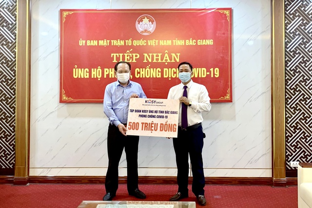 Tập đoàn Kosy trao tặng 3 tỷ đồng ủng hộ Quỹ vắc xin phòng COVID-19 Việt Nam - Ảnh 2.