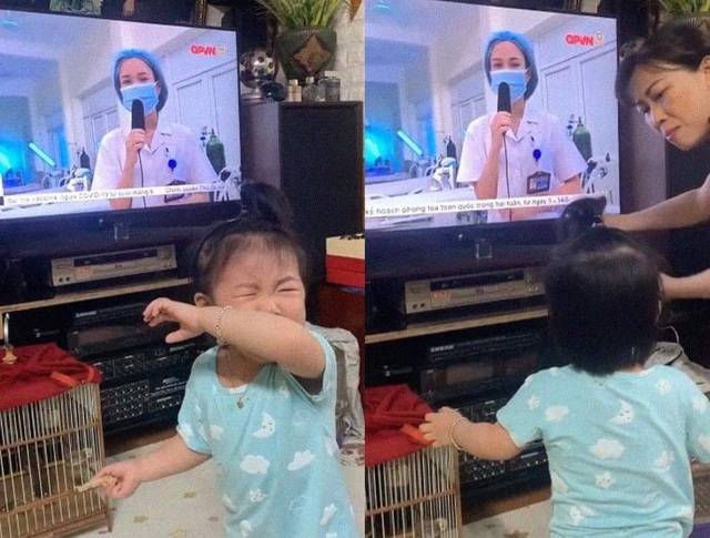 Nữ bác sĩ chống dịch ở Bắc Giang: Con gái thấy mẹ trên tivi, òa khóc đòi bế - Ảnh 1.