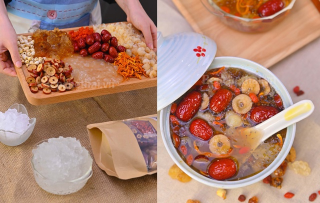 Chè dưỡng nhan - biến thành đầu bếp cung đình chỉ 15 phút nhờ bộ nguyên liệu từ bếp chè Thái - Ảnh 3.
