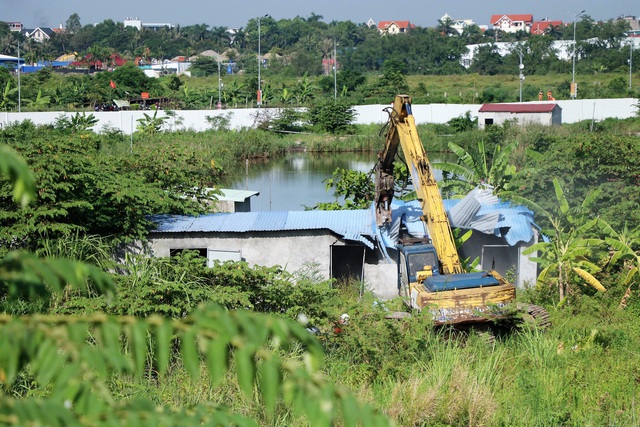 Hình ảnh giải tỏa, cưỡng chế 159 công trình vi phạm tại khu đất 9,2ha ở Hải Phòng - Ảnh 11.