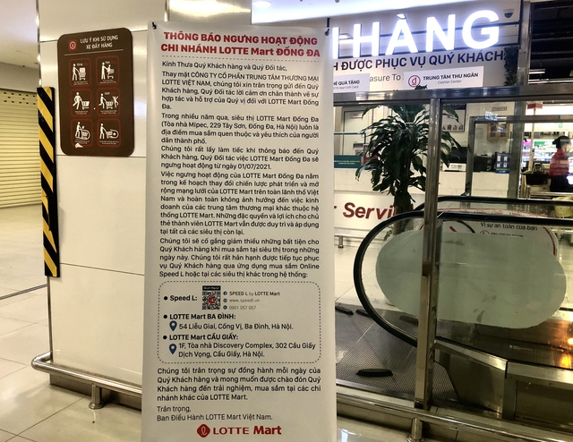 Đột nhập đại siêu thị Lotte Mart Đống Đa - Hà Nội trước giờ đóng cửa sau 7 năm hoạt động - Ảnh 2.