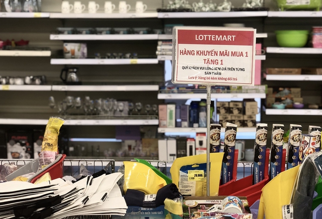 Đột nhập đại siêu thị Lotte Mart Đống Đa - Hà Nội trước giờ đóng cửa sau 7 năm hoạt động - Ảnh 7.